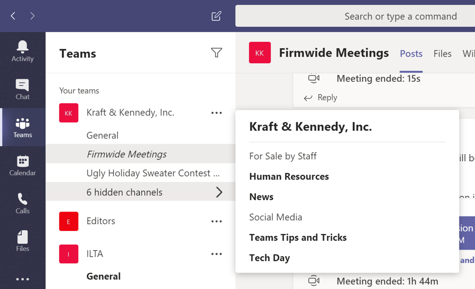 How To Schedule Meetings In Microsoft Teams Kraft Kennedy