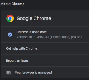 Chrome Update