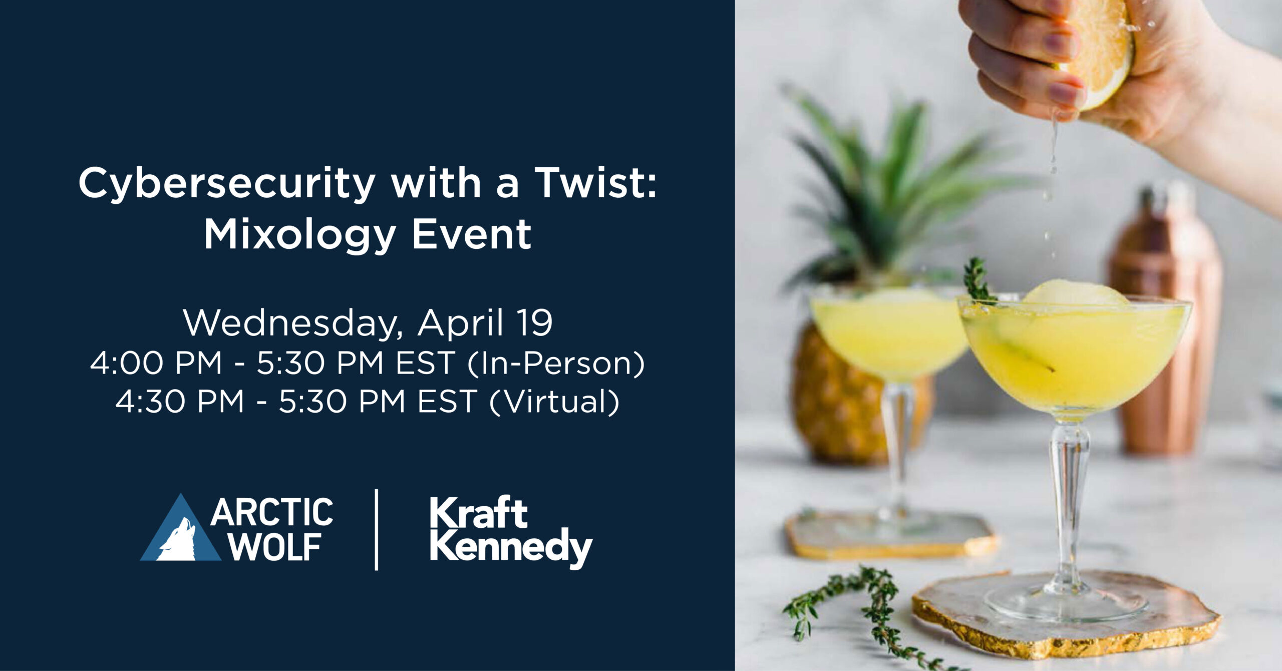 Cybersecurity Mixology Event
