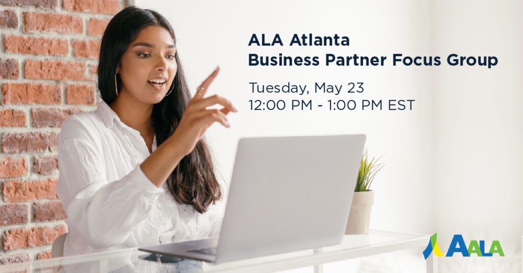 AALA Business Partner Focus Group May 23