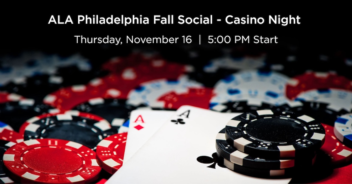 ALA Philadelphia Fall Social Casino Night