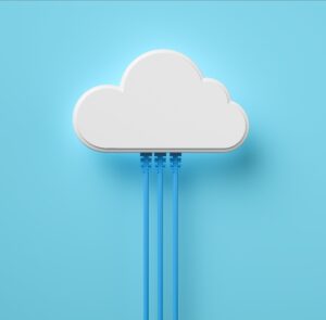Cloud computing technology icon
