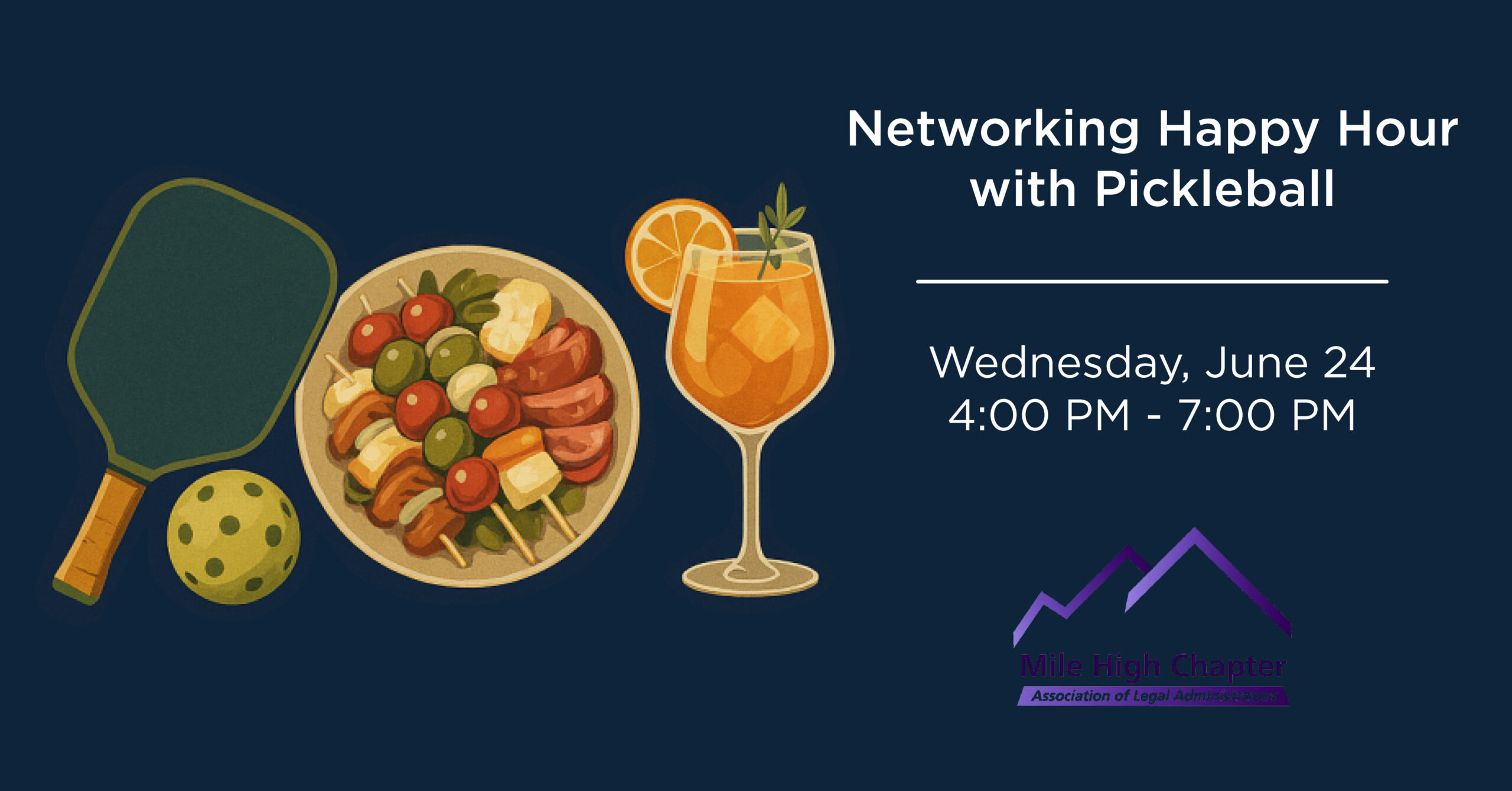 ALA Mile High June2026 Networking Happy Hour Pickleball