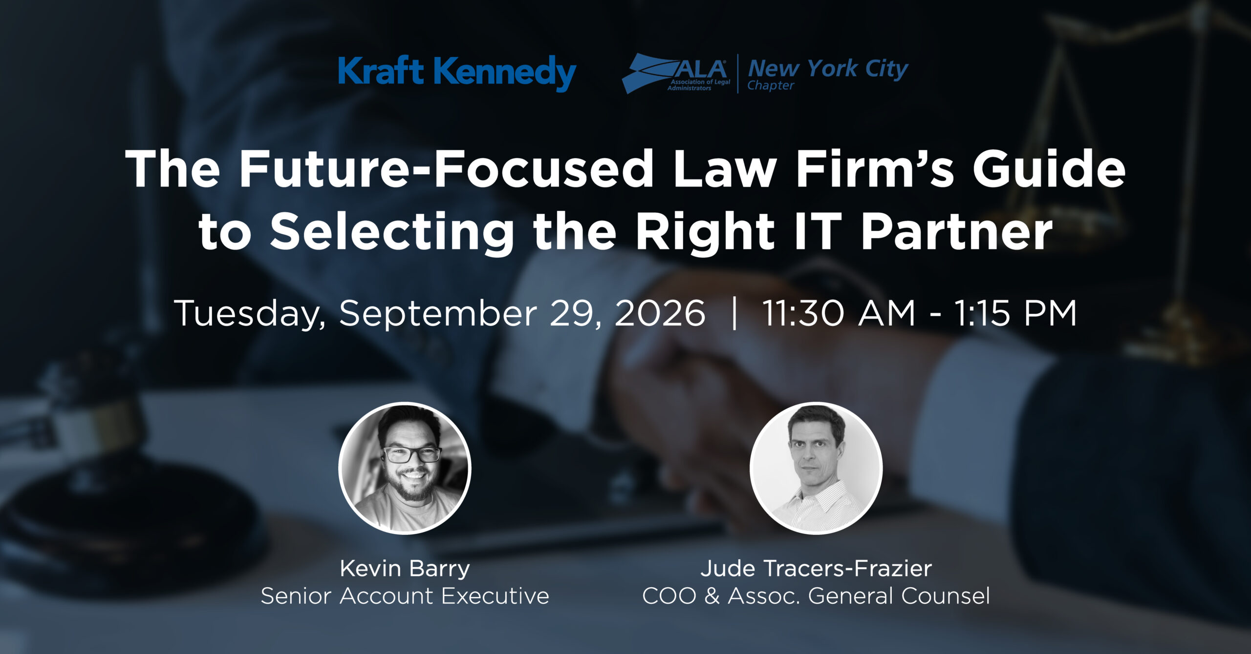 ALA NYC Sept2026 Kraft Kennedy CLM Lunch and Learn