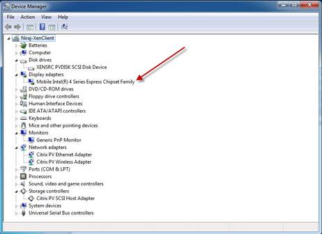 Device Manager in a VM running under XenClient